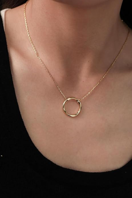 Pendant Necklace for Women 14K Gold