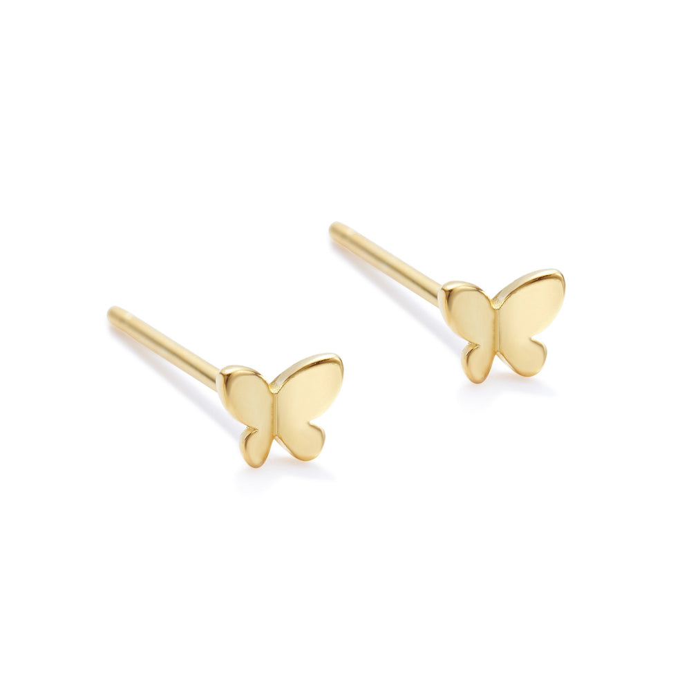 Tiny Butterfly Stud Earrings
