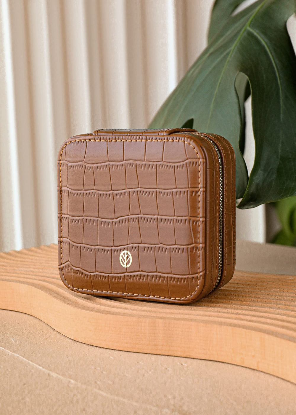 S.Leaf Travel Jewelry Organizer Boxes for Women Small Portable