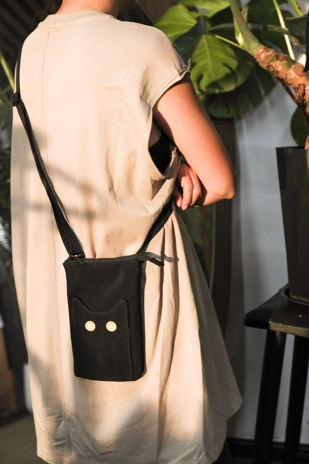 S.Leaf Small Crossbody Bags for Women Travel Black Anti Theft Cell Phone Crossbody Bags Purses Cat Lover Gifts for Women