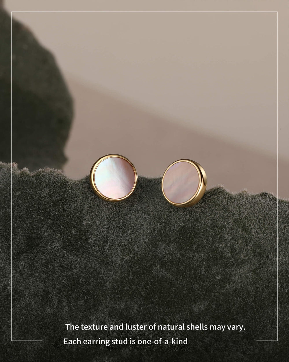 S.Leaf 18K Gold Plated Earrings for Women Shell Earrings