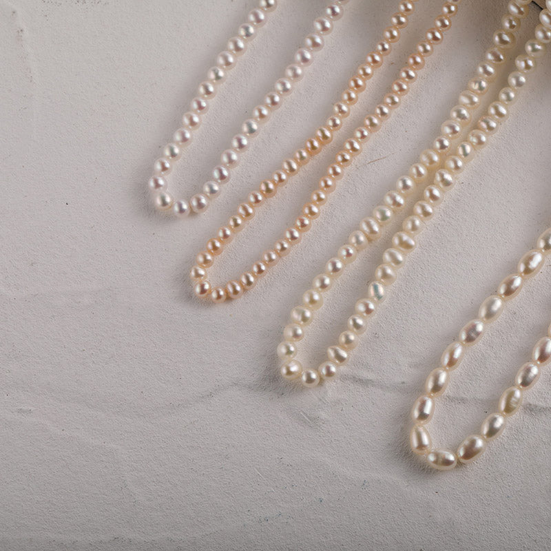 Tiny Natural pearls necklaces Christmas gifts